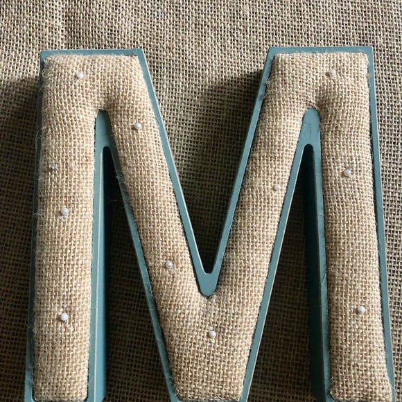 M Block Letter - Home/Office Decor - Picture 2 of 3